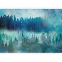 FOTOTAPETE  - Blau/Grün, LIFESTYLE, Textil (400cm) - artgeist