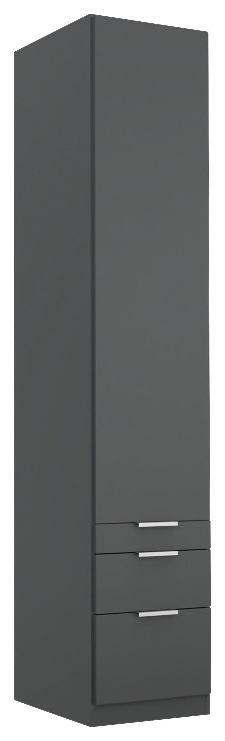 DREHTÜRENSCHRANK in Grau  - Alufarben/Grau, Modern, Holzwerkstoff (47/229/54cm) - Rauch Möbel