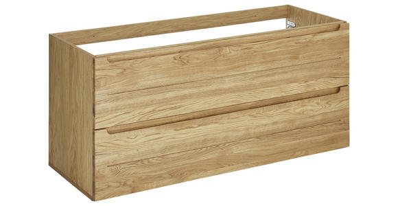 WASCHBECKENUNTERSCHRANK 120/54/46 cm  - Eichefarben, KONVENTIONELL, Holz/Holzwerkstoff (120/54/46cm) - Linea Natura