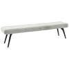 SITZBANK - Schwarz/Weiß, Design, Textil/Metall (200/48/47cm) - Dieter Knoll