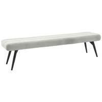 SITZBANK - Schwarz/Weiß, Design, Textil/Metall (200/48/47cm) - Dieter Knoll