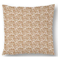 ZIERKISSEN  45/45 cm   - Sandfarben/Weiss, Basics, Textil (45/45cm)