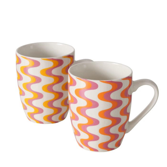 MUGG  - lila/orange, Lifestyle, keramik (350ml)