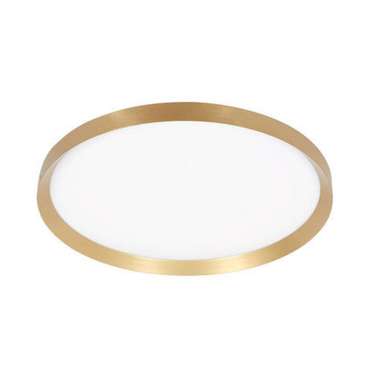 DECKENLEUCHTE  40/7 cm    - Goldfarben, KONVENTIONELL, Kunststoff/Metall (40/7cm)