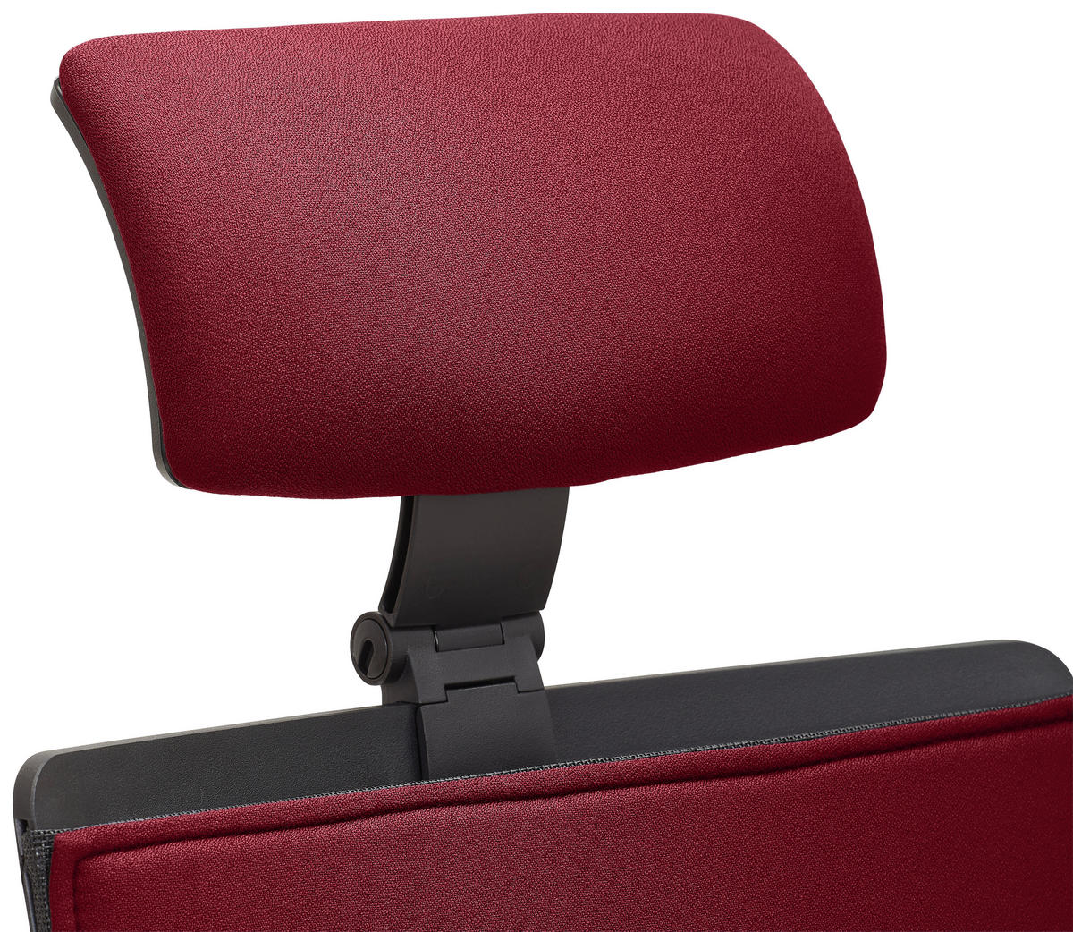 DREHSTUHL Schwarz, Alufarben, Bordeaux  - Bordeaux/Schwarz, KONVENTIONELL, Kunststoff/Textil (63/105/46cm) - Dieter Knoll