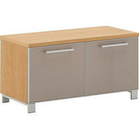 GARDEROBENBANK Santina  in 84/45/37 cm  - Taupe/Chromfarben, Design, Glas/Holz (84/45/37cm)