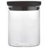 VORRATSDOSE 0,7 L - Klar/Schwarz, Basics, Glas/Kunststoff (9,5/12cm) - Homeware VORRATSDOSE 0,7 L - Klar/Schwarz, Basics, Glas/Kunststoff (9,5/12cm) - Homeware