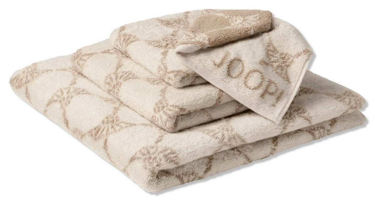 SEIFTUCHSET 30/30 cm JOOP! CLASSIC Creme 3-teilig  - Creme, Basics, Textil (30/30cm) - Joop! Living