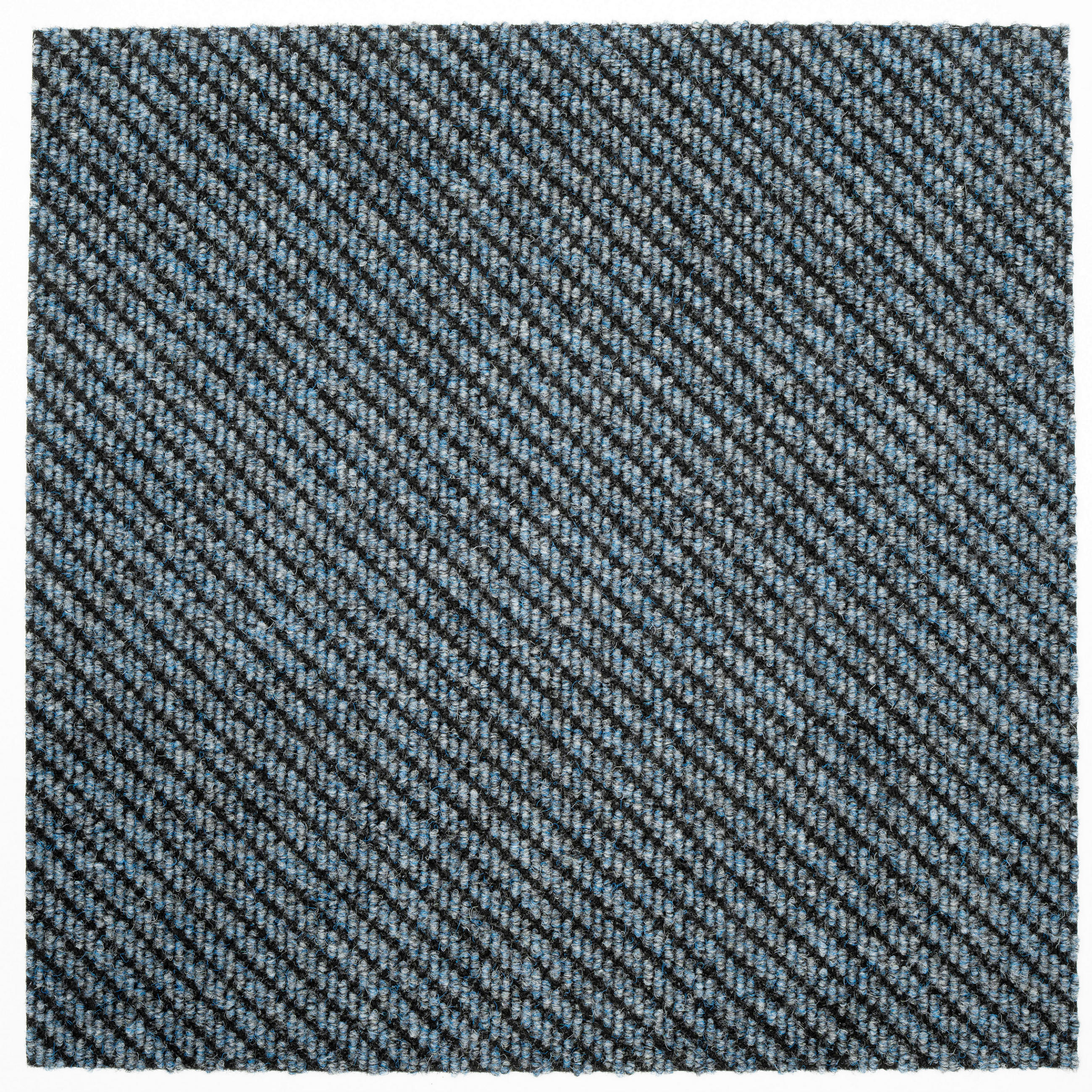 TEPPICHFLIESE 50/50 cm  in Graublau  - Graublau, Basics, Textil (50/50cm)