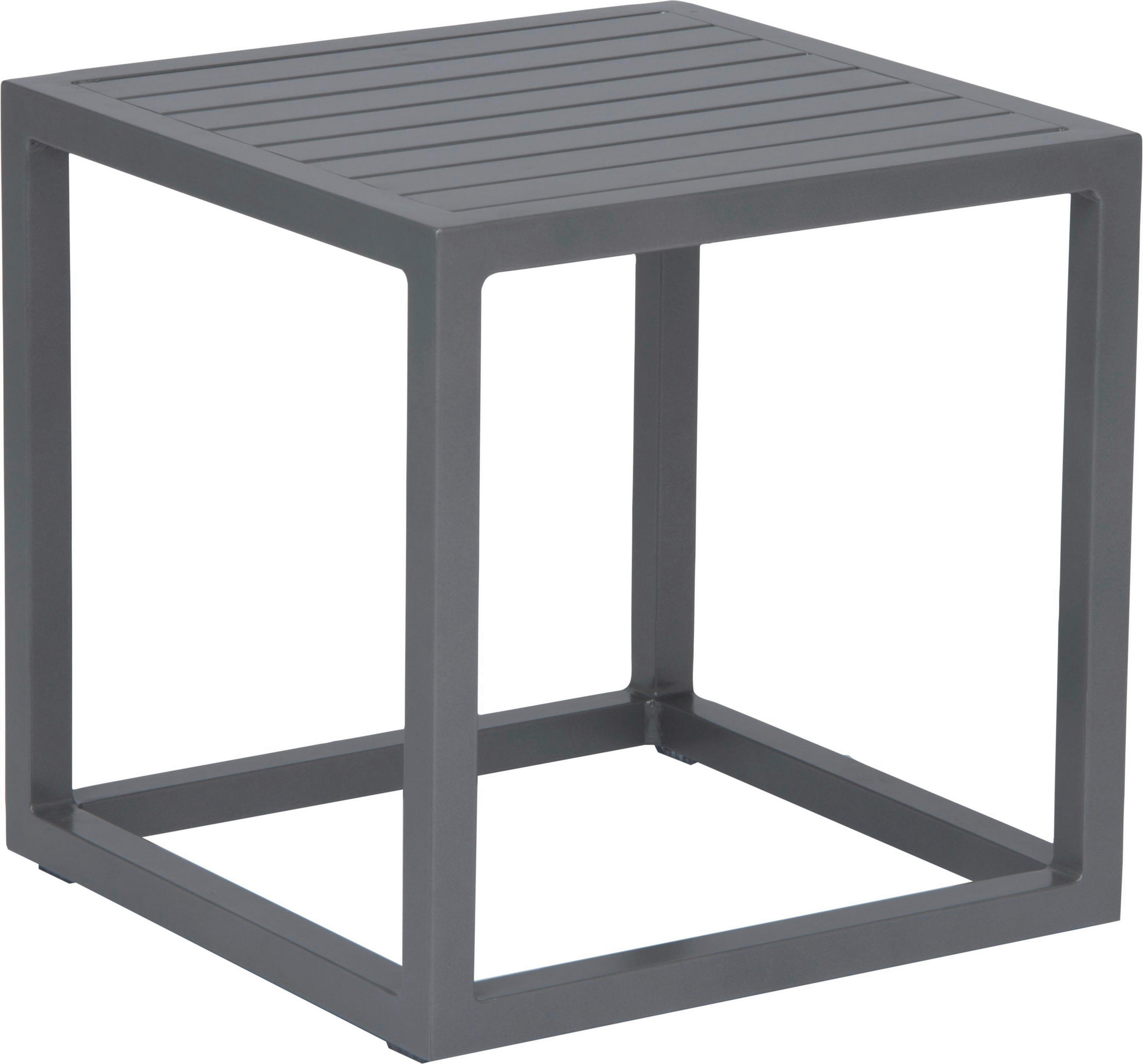 GARTENBEISTELLTISCH 40/40/40 cm Metall  - Graphitfarben, Basics, Metall (40/40/40cm) - Stern