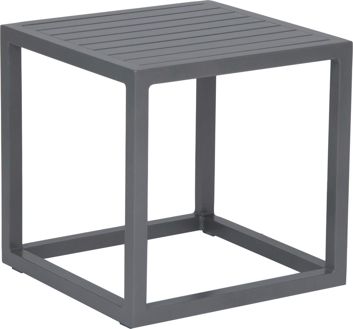 GARTENBEISTELLTISCH 40/40/40 cm Metall  - Graphitfarben, Basics, Metall (40/40/40cm) - Stern