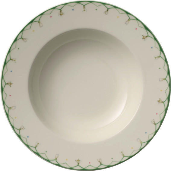 TANJUR DUBOKI  25 cm        Colourful Spring  - bijela/zelena, Basics, keramika (25cm) - Villeroy & Boch