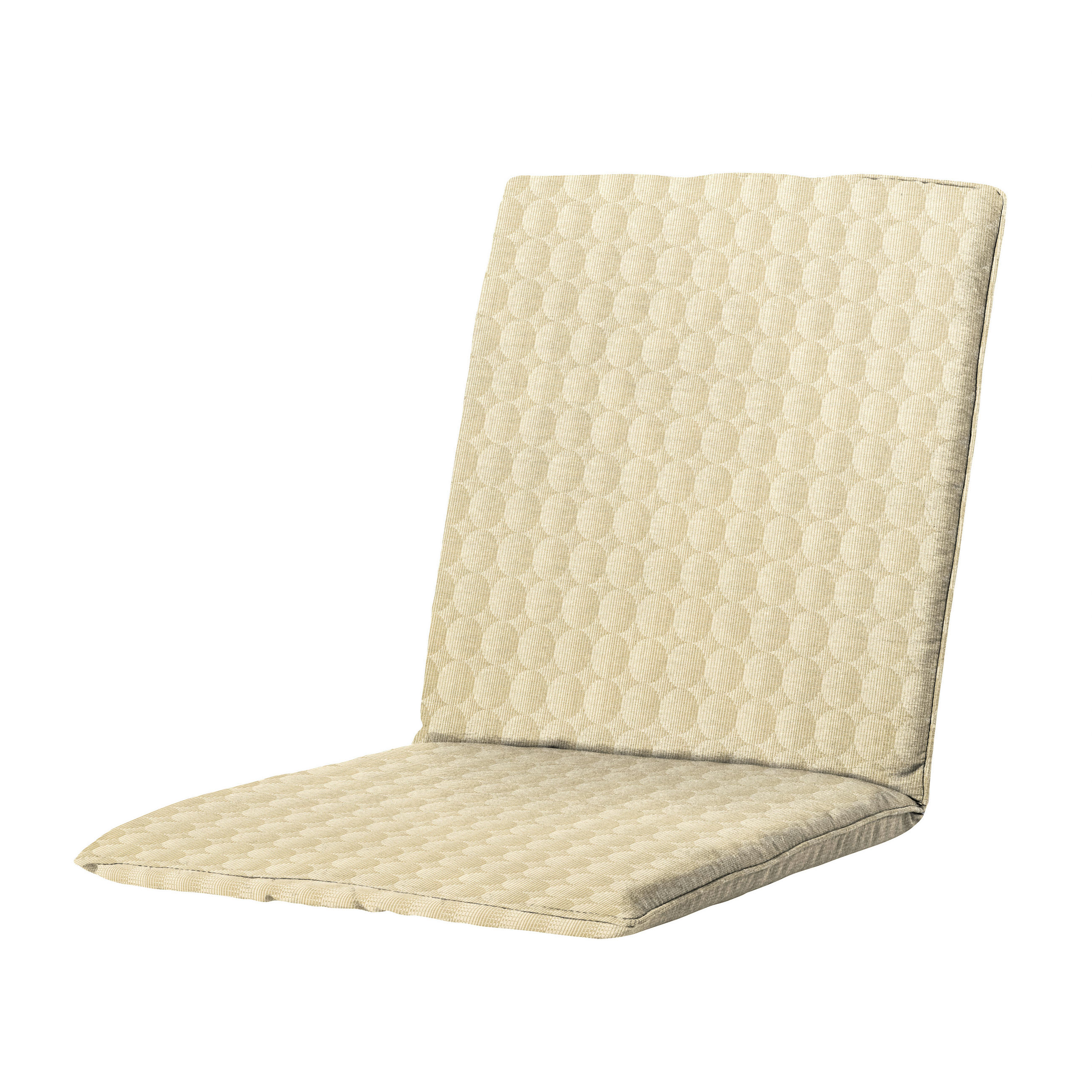 SESSELAUFLAGE in Sandfarben Kreise  - Sandfarben, Basics, Textil (49/4/97cm)