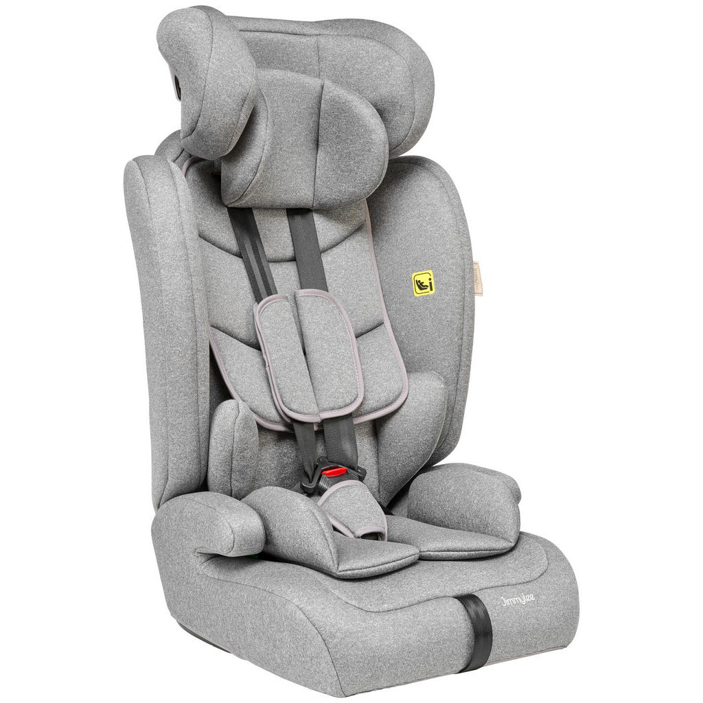 Thumbnail - Jimmylee Kinderautositz, Grau, Textil, 48x73x44 cm, ECE R 129 i-Size, abnehmbarer und waschbarer Bezug, höhenverstellbar...