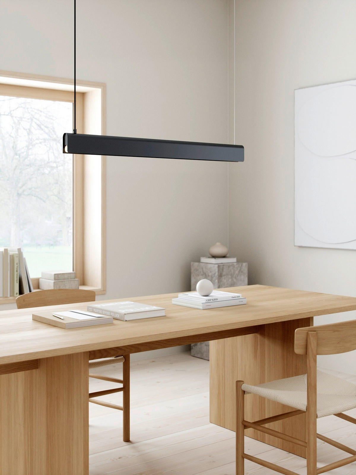 PENDELLEUCHTE Beau 8.5/8/100 cm  - Schwarz, Design, Metall (8.5/8/100cm) - Nordlux