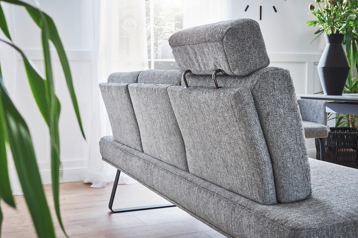 ECKBANK 240/174 cm  in Braun, Eichefarben  - Eichefarben/Braun, Design, Holz/Textil (240/174cm) - Dieter Knoll