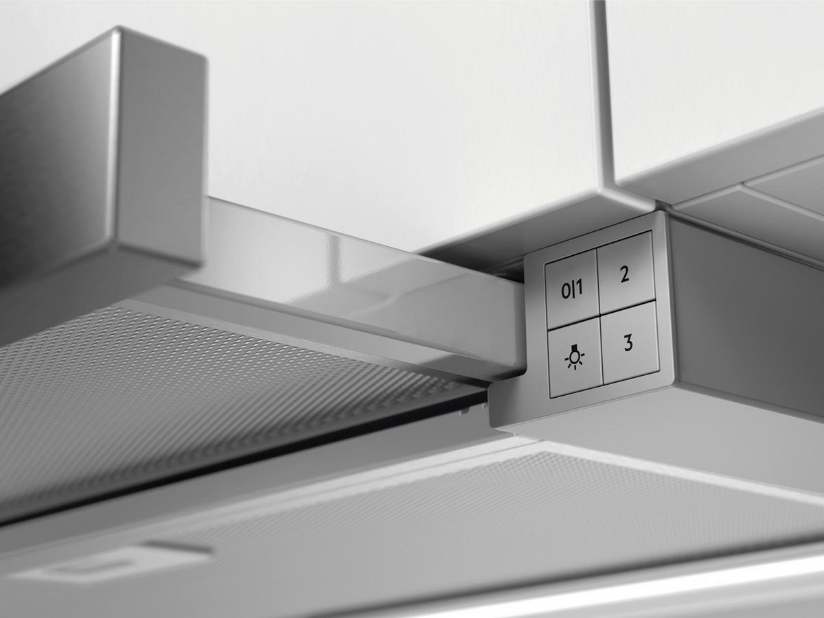 DUNSTABZUGSHAUBE LFP416X  - Silberfarben, Basics, Metall (69,8/39,5/30,0cm) - Electrolux