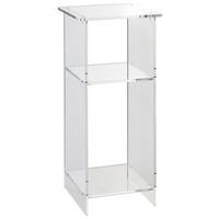 BEISTELLTISCH 33/31/72 cm Klar  - Klar, Design, Kunststoff (33/31/72cm)