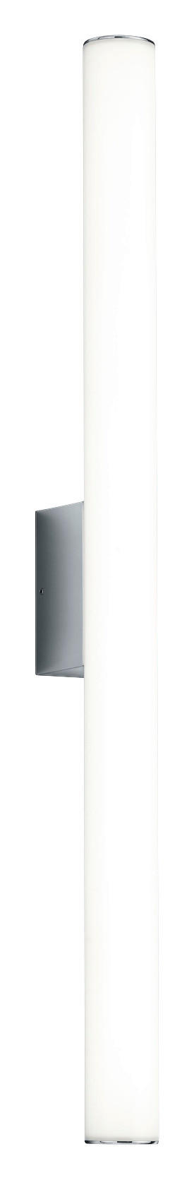 BADEZIMMER-WANDLEUCHTE LOOM 4/8,5/60 cm  - Chromfarben, Design, Metall (4/8,5/60cm) - Helestra