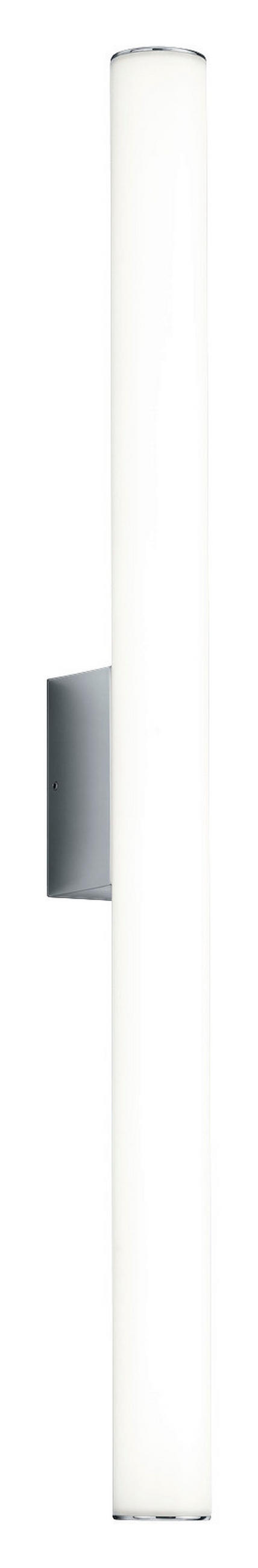 BADEZIMMER-WANDLEUCHTE LOOM 4/8,5/60 cm  - Chromfarben, Design, Metall (4/8,5/60cm) - Helestra