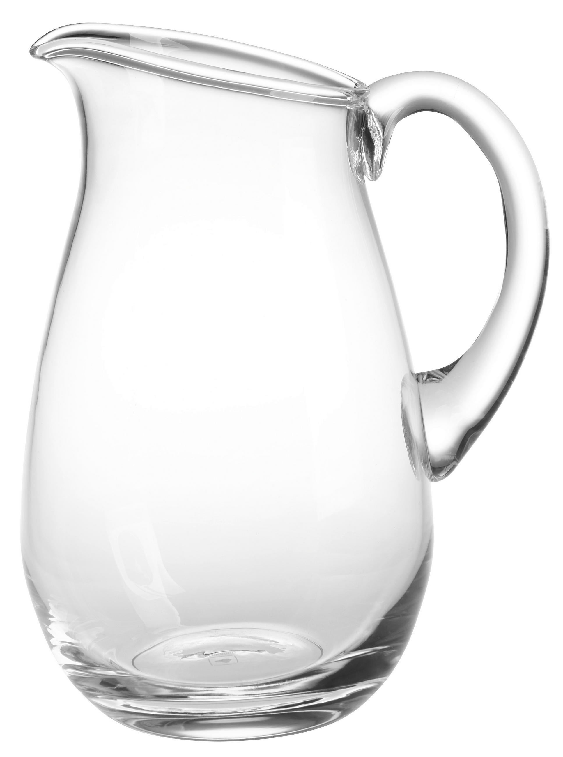 CARAFĂ DIN STICLĂ CU MÂNER 1,5 l  - transparent, Konventionell, sticlă (17/22,5/13,5cm) - Leonardo