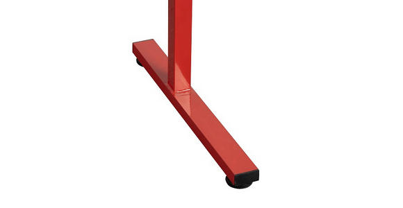 GAMINGTISCH Rot, Schwarz - Rot/Schwarz, Design, Holzwerkstoff/Metall (140/60/75cm) - Carryhome