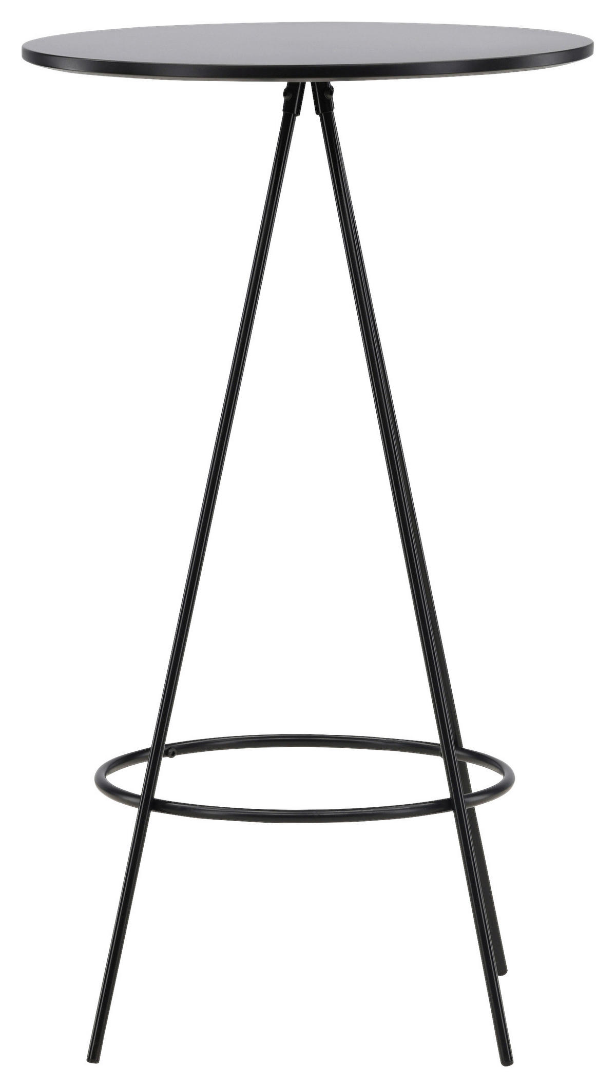 BARPALL i svart  - svart, Design, metall/trämaterial (60/105/60cm) - Livetastic