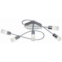PROIECTOR - alb/culoare crom, Konventionell, sticlă/metal (75/47/24cm) - Novel