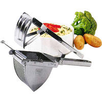 KARTOFFELPRESSE - Edelstahlfarben, Basics, Metall (30/12/10cm) - Gefu