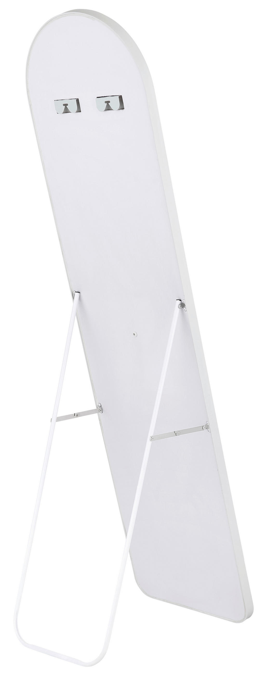 Golvspegel med belysning 40/50/160 cm   - vit, Basics, metall/glas (40/50/160cm) - Best Price