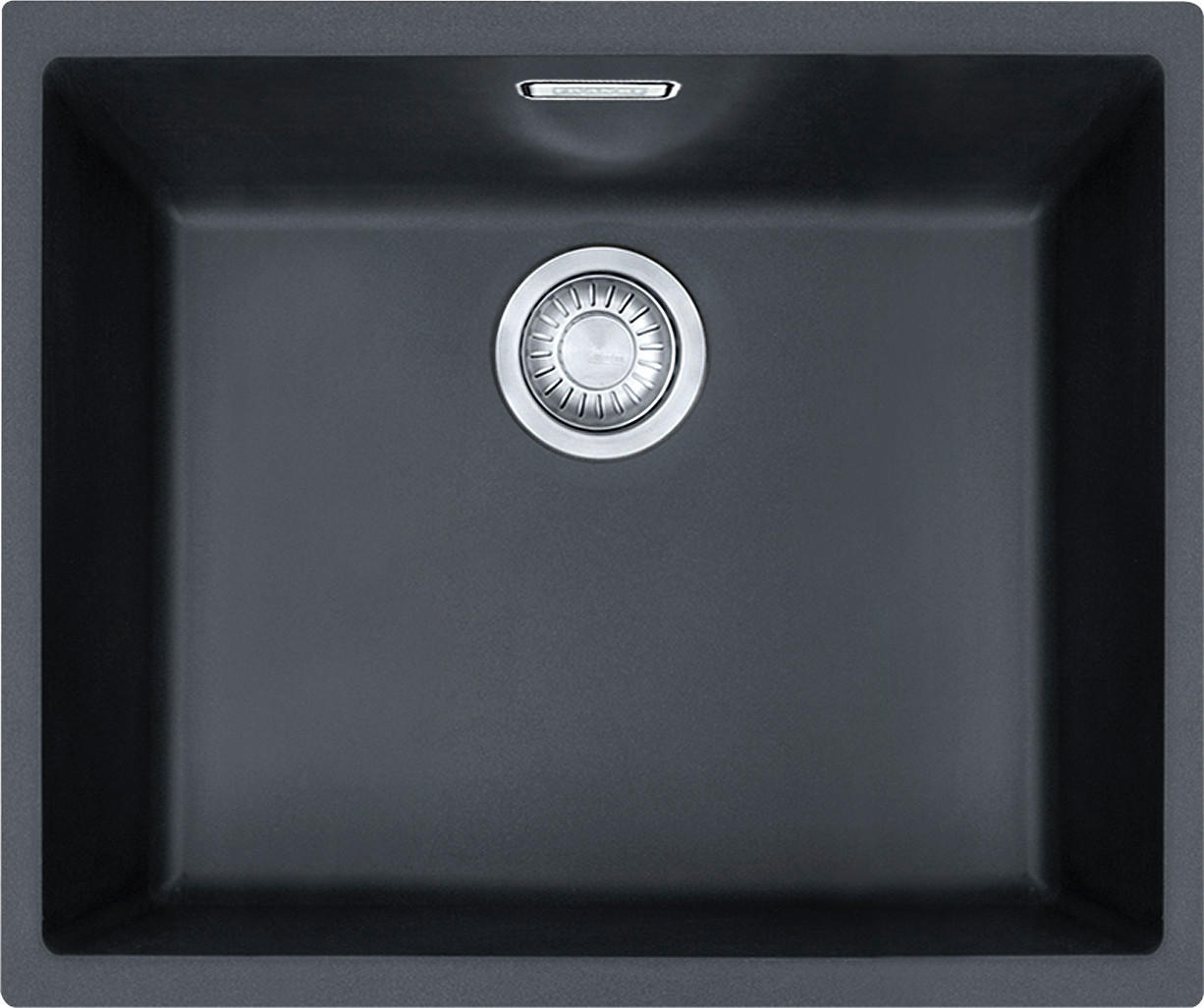 SPÜLE  - Schwarz, MODERN, Stein (56/53/20cm) - Dieter Knoll