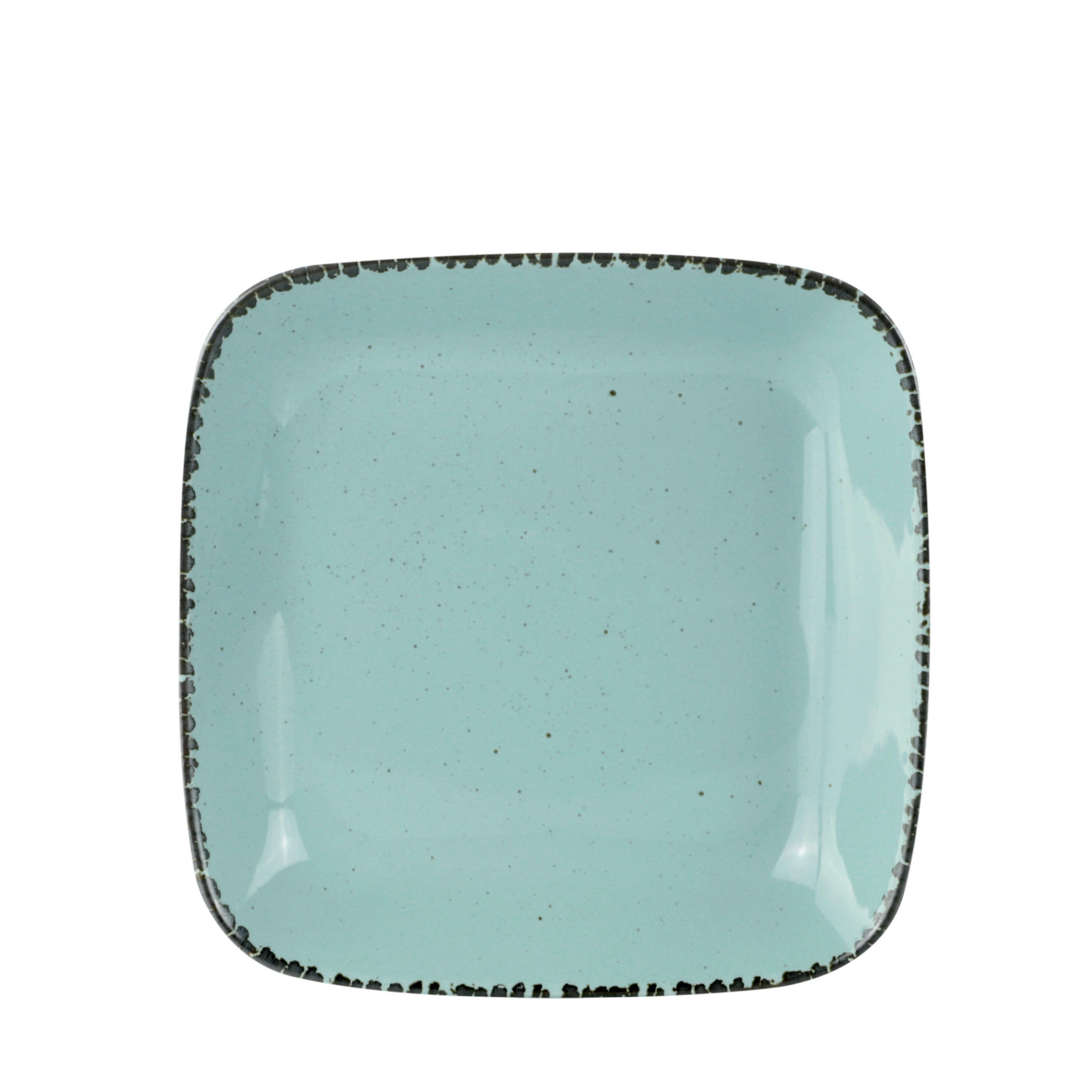 HLUBOKÝ TALÍŘ porcelán keramika 22/22 cm - tyrkysová, Lifestyle, keramika (22/22cm) - Landscape