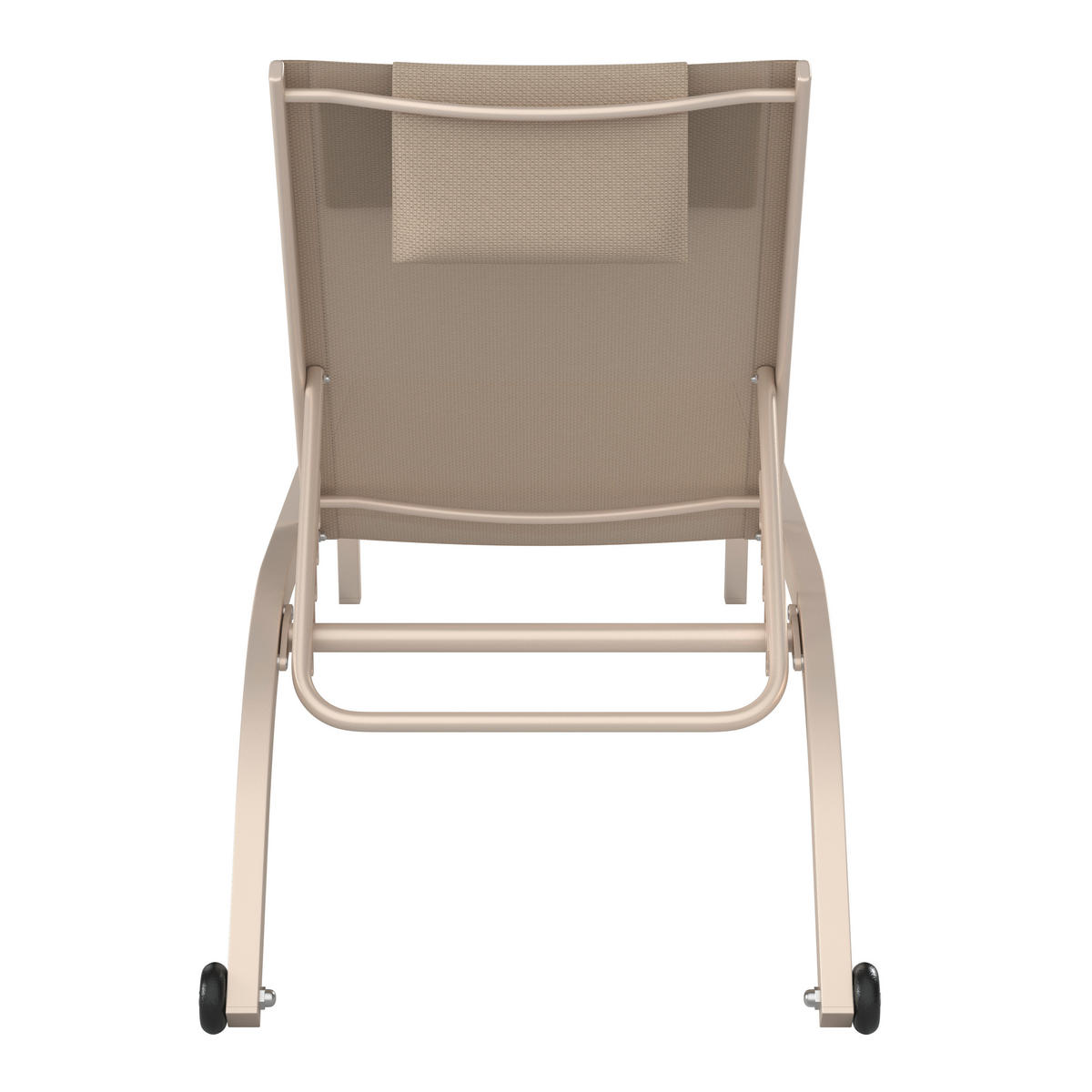 SONNENLIEGE 198/34/87/62 cm  - Creme, MODERN, Textil/Metall (198/34/87/62cm) - Ambia Garden