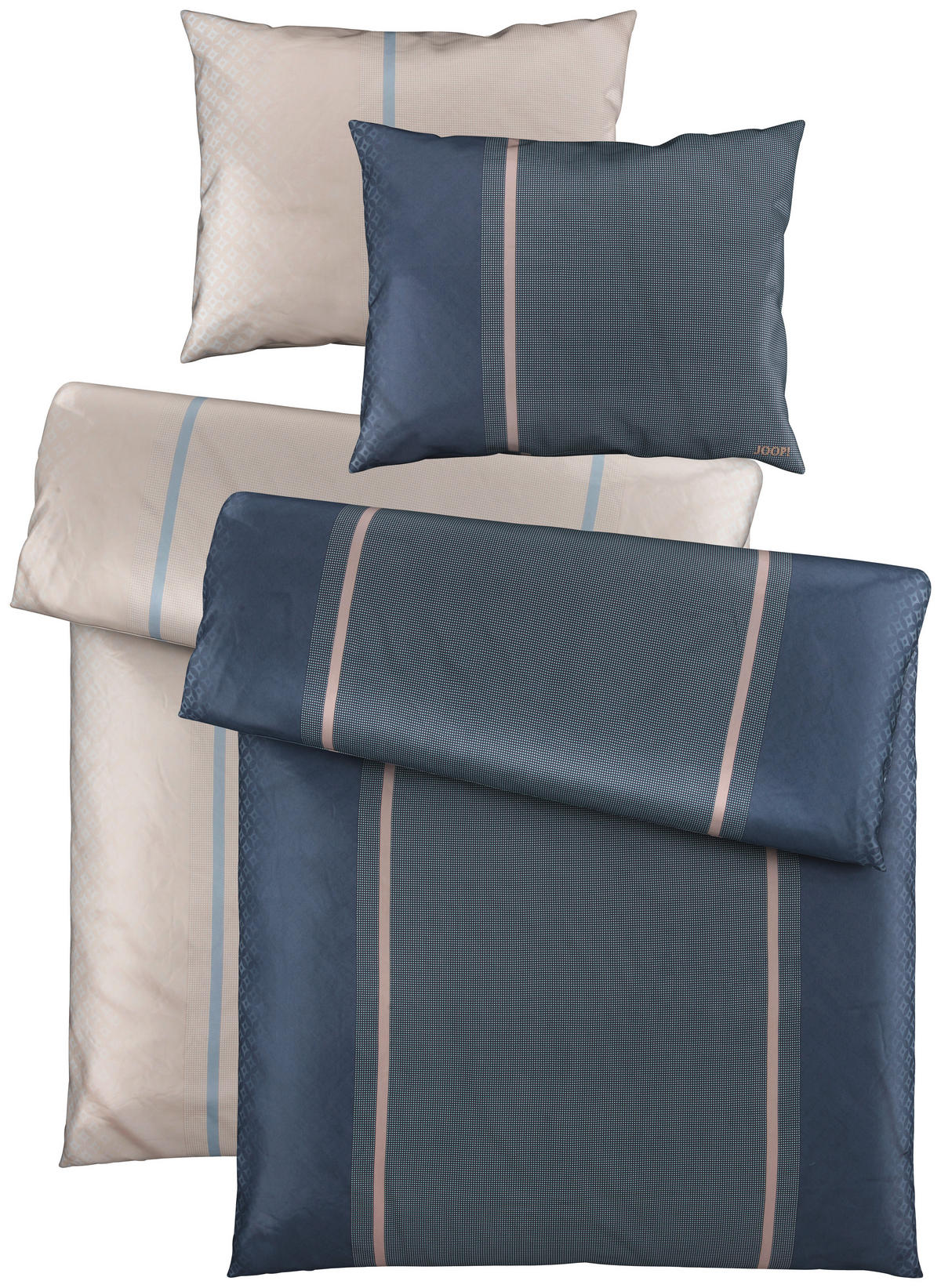 BETTWÄSCHE Makosatin 140/200 cm  - Anthrazit/Graphitfarben, Basics, Naturmaterialien/Textil (140/200cm) - Joop!