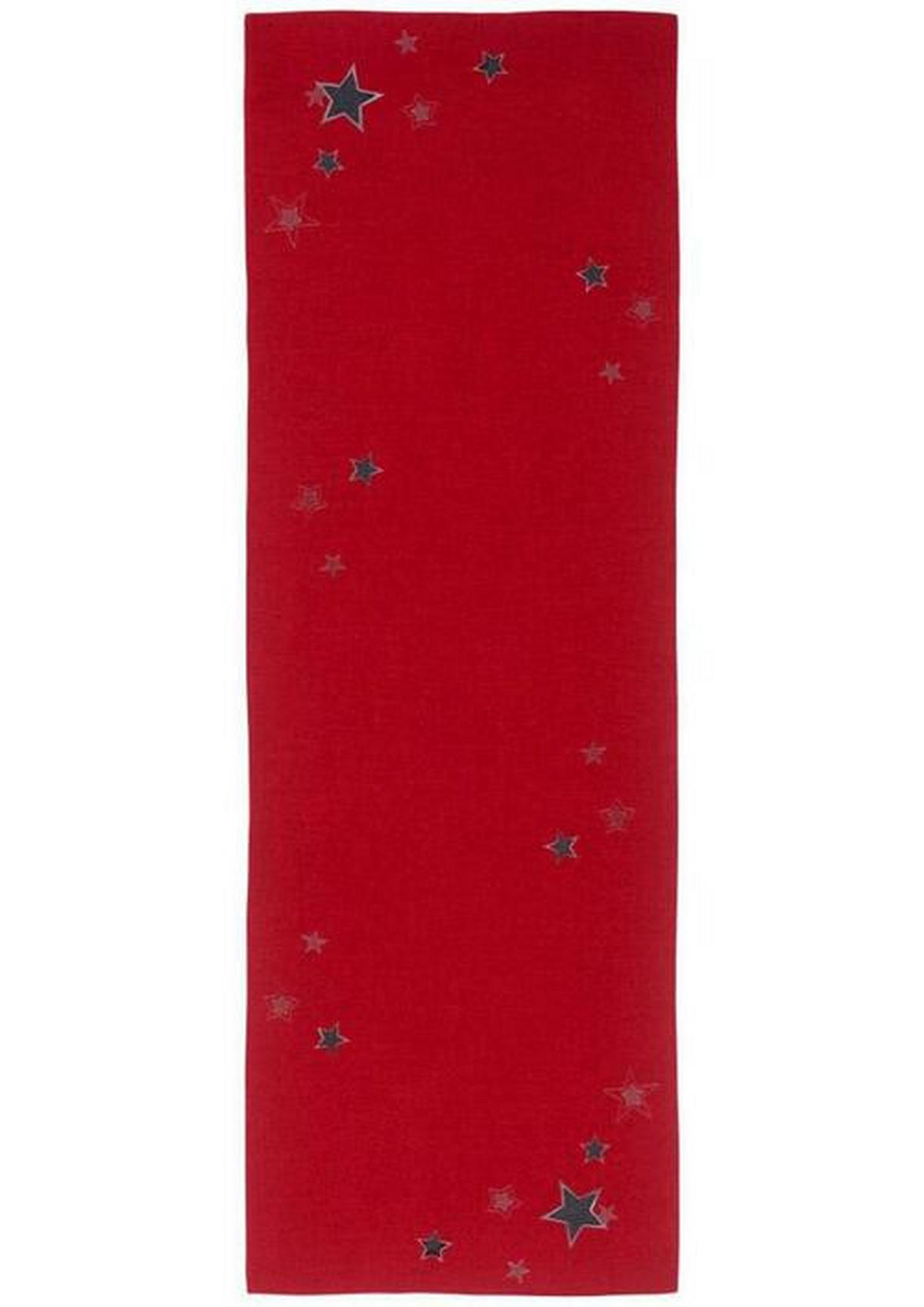 BĚHOUN NA STŮL, 50/150 cm, červená - červená, Basics, textil (50/150cm) - X-Mas