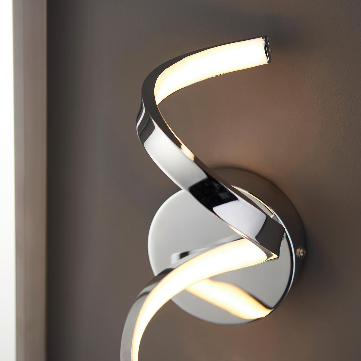 BADEZIMMER-WANDLEUCHTE Astral 13/34/15.5 cm   - Chromfarben/Weiß, Design, Metall (13/34/15.5cm) - ENDON