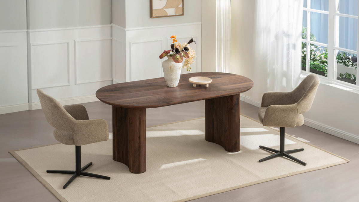 NASLANJAČ, les, kovina, tekstil rjavosiva  - rjavosiva/črna, Moderno, kovina/tekstil (56/86/63cm) - MID.YOU