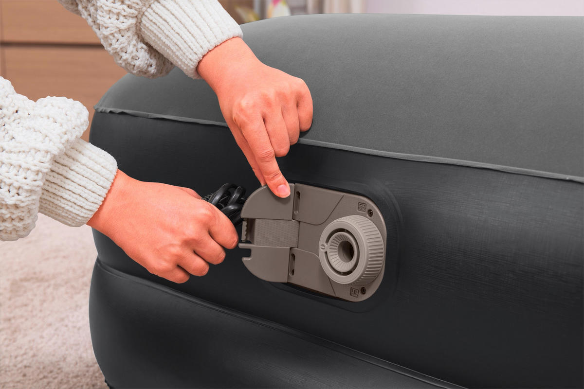 LUFTBETT TRITECH AIR 67401 Grau, Schwarz  - Schwarz/Grau, KONVENTIONELL, Kunststoff (191/97/46cm) - Bestway