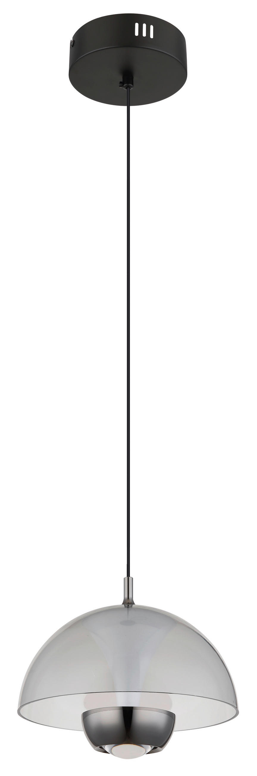 LED SVJETILJKA VISEĆA  23/120 cm       - crna, Design, metal/plastika (23/120cm) - Globo