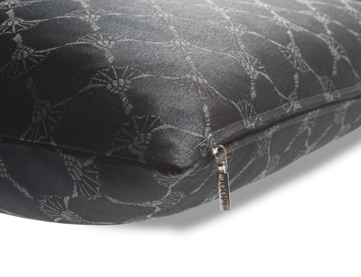 KISSENHÜLLE J!Metallic 40/60 cm  - Dunkelblau, Basics, Textil (40/60cm) - Joop!
