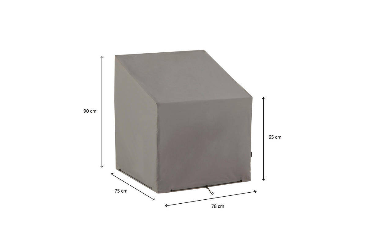 SCHUTZHÜLLE  - Grau, Basics, Kunststoff (75/78/90cm)