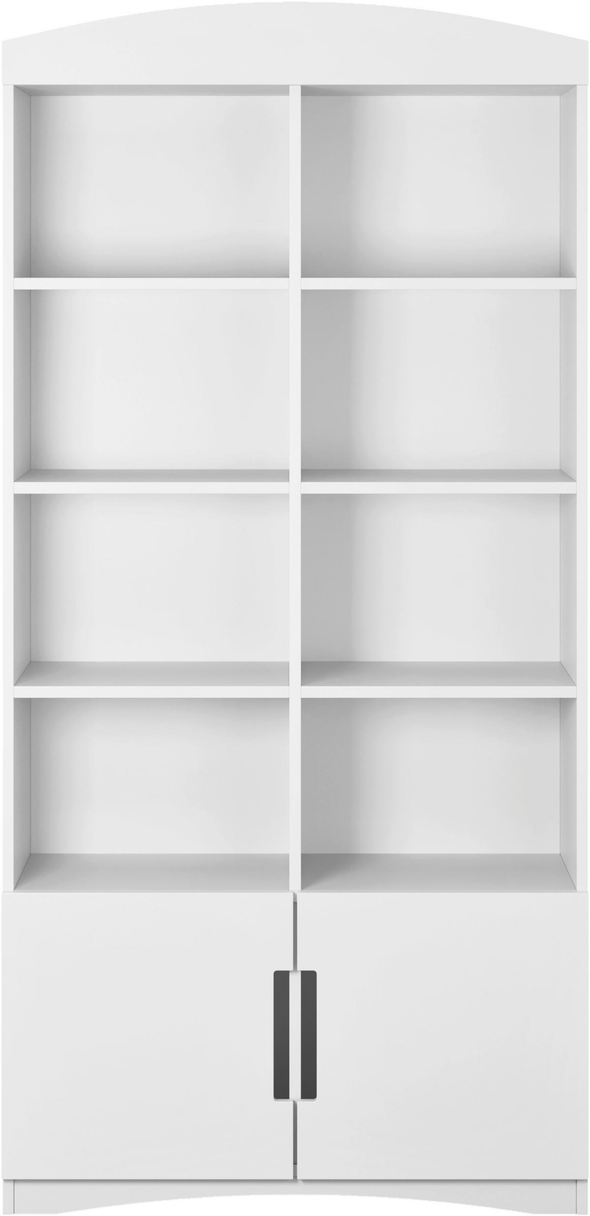 REGAL  90/188,2/36 cm Weiß  - Weiß, MODERN, Holzwerkstoff (90/188,2/36cm) - MID.YOU