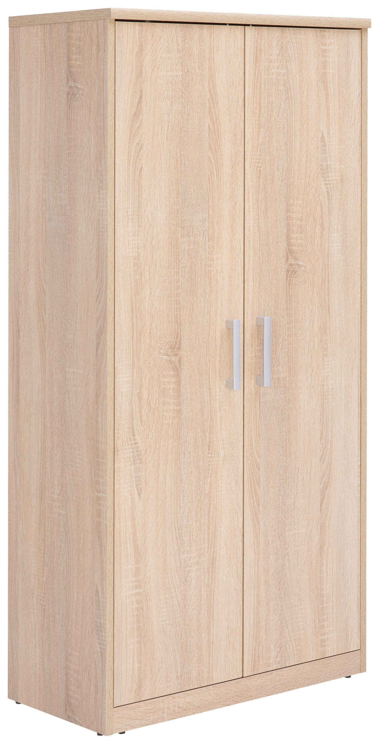 KOMODA, dub sonoma, 72/148/36 cm - čierna/strieborná, Konventionell, kov/kompozitné drevo (72/148/36cm) - Xora