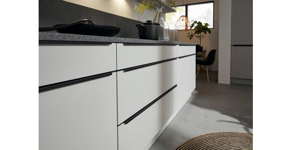 EINBAUKÜCHE - Birkefarben/Grau, Design, Holzwerkstoff - Dieter Knoll