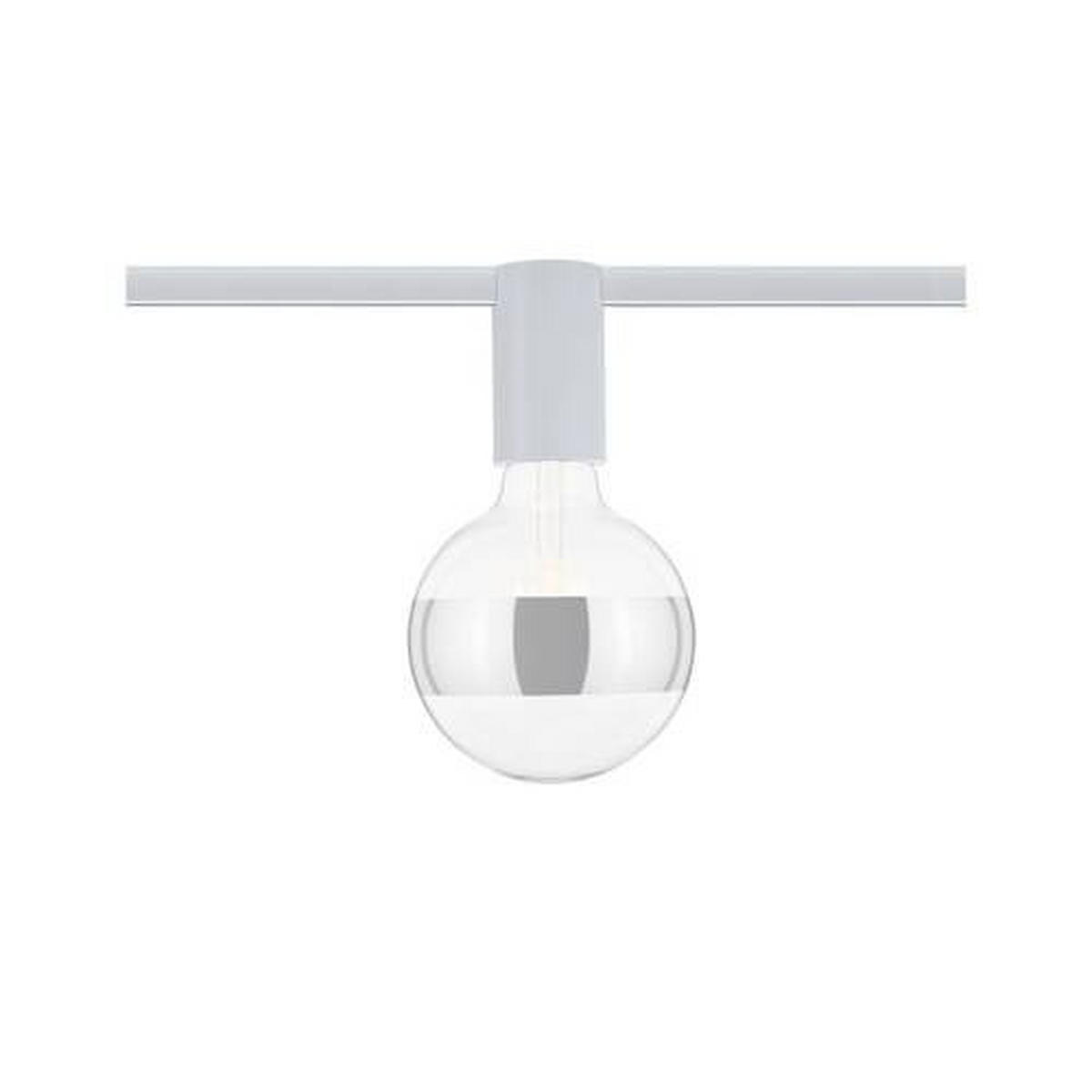 SCHIENENSYSTEM-STRAHLER - Weiß, Basics, Metall (5,5/9,6cm) - Paulmann