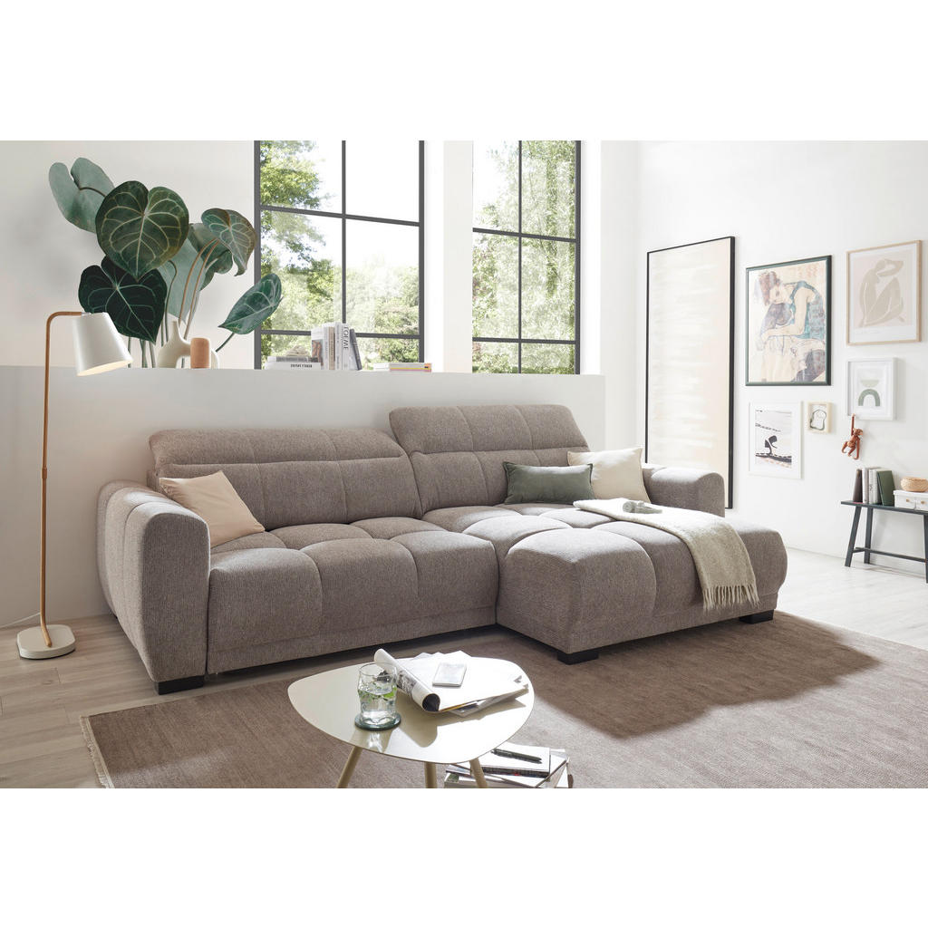 Livetastic ROHOVÁ SEDAČKA, textil, taupe