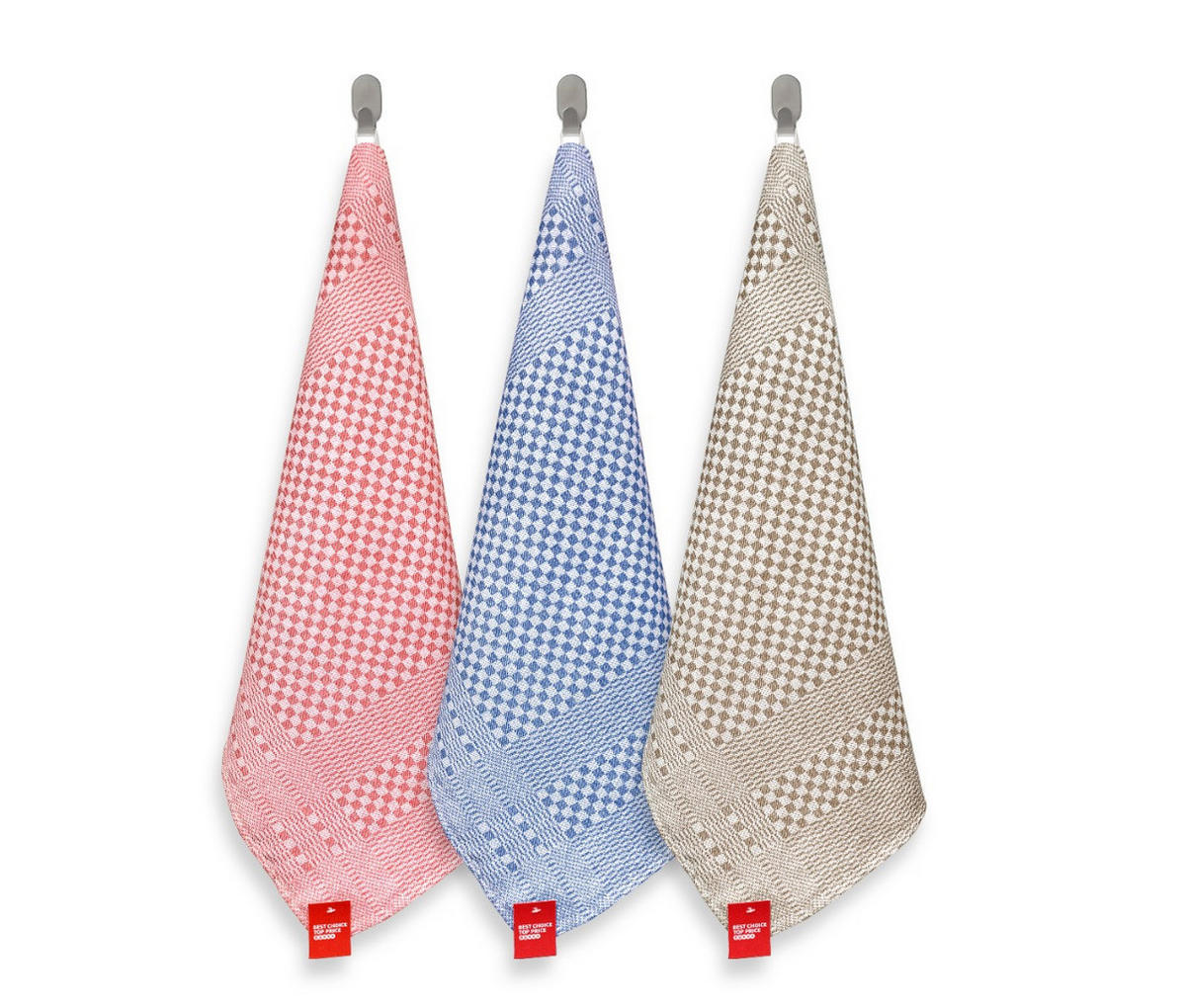 KRPA ZA POSUĐE plava, siva, crvena  - siva/plava, Osnovno, tekstil (46/72cm)