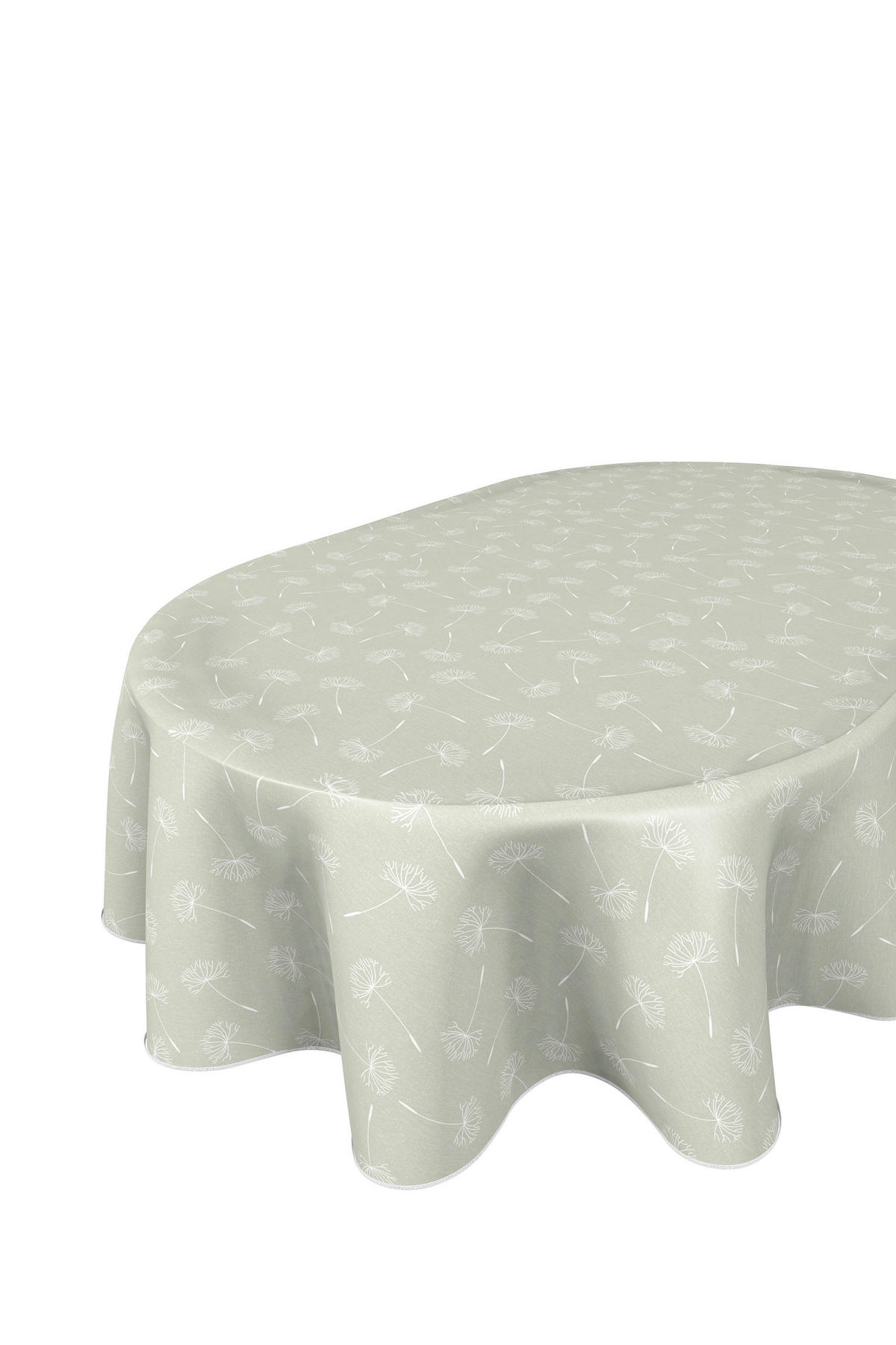 TISCHDECKE MILANO 140/190 cm  - Salbeigrün, KONVENTIONELL, Textil (140/190cm) - Peyer Syntex