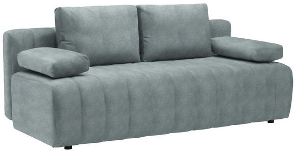 SCHLAFSOFA in Flachgewebe Türkis  - Türkis/Schwarz, MODERN, Kunststoff/Textil (194/78-87/92cm) - Xora