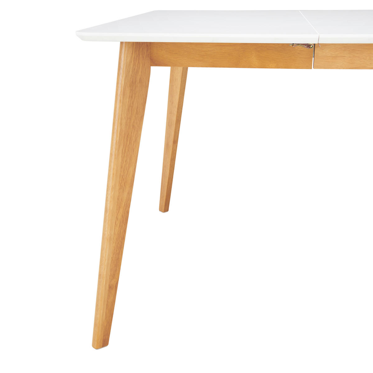 ESSTISCH in Holz  - Weiss/Eichefarben, Design, Holz (100-180/76/100cm) - Livetastic